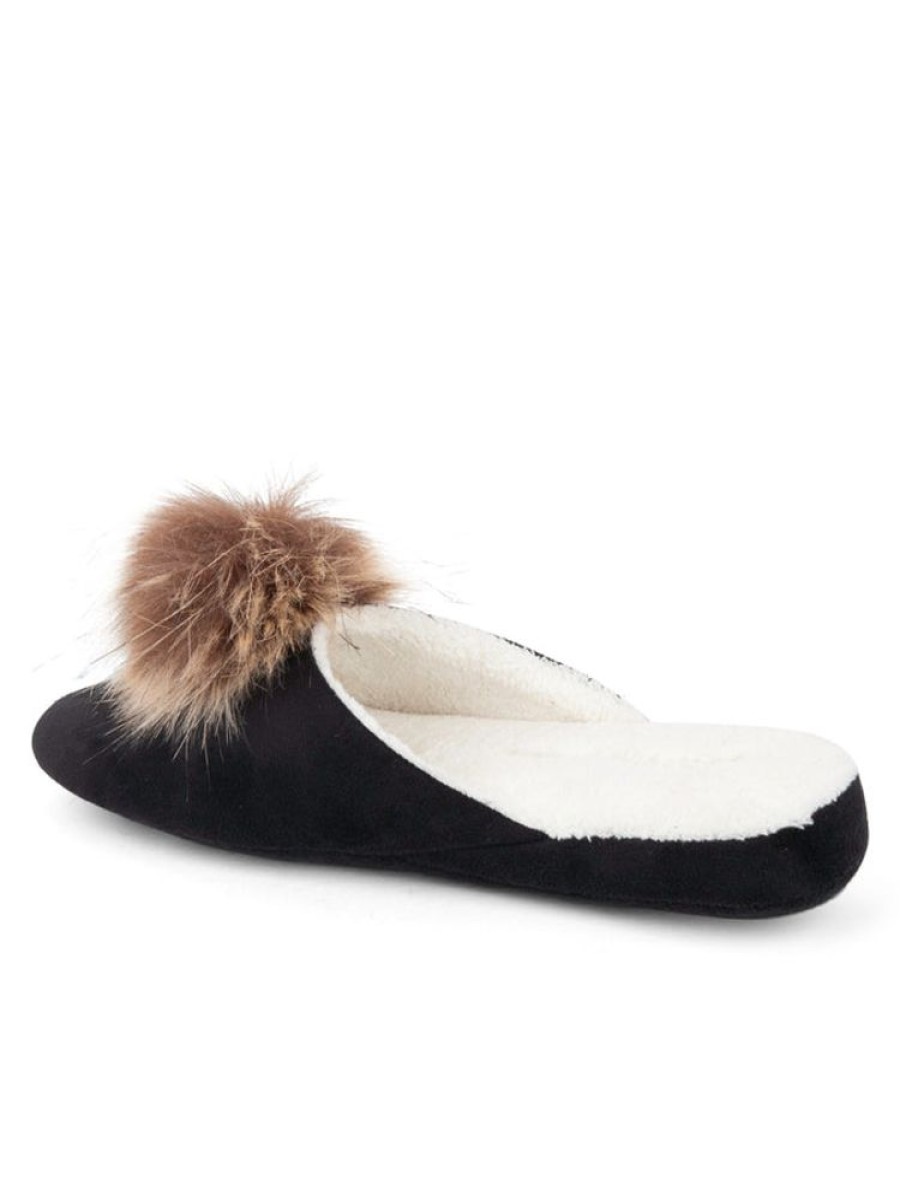 Slippers Patricia Green | Pretty Pouf Slipper Black/Tan