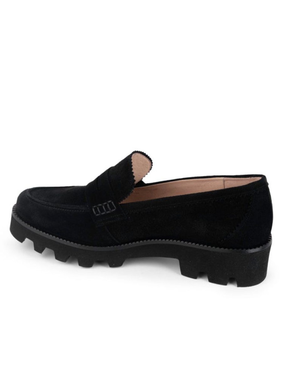 Sport Patricia Green | Vince Lug Sole Penny Loafer Black