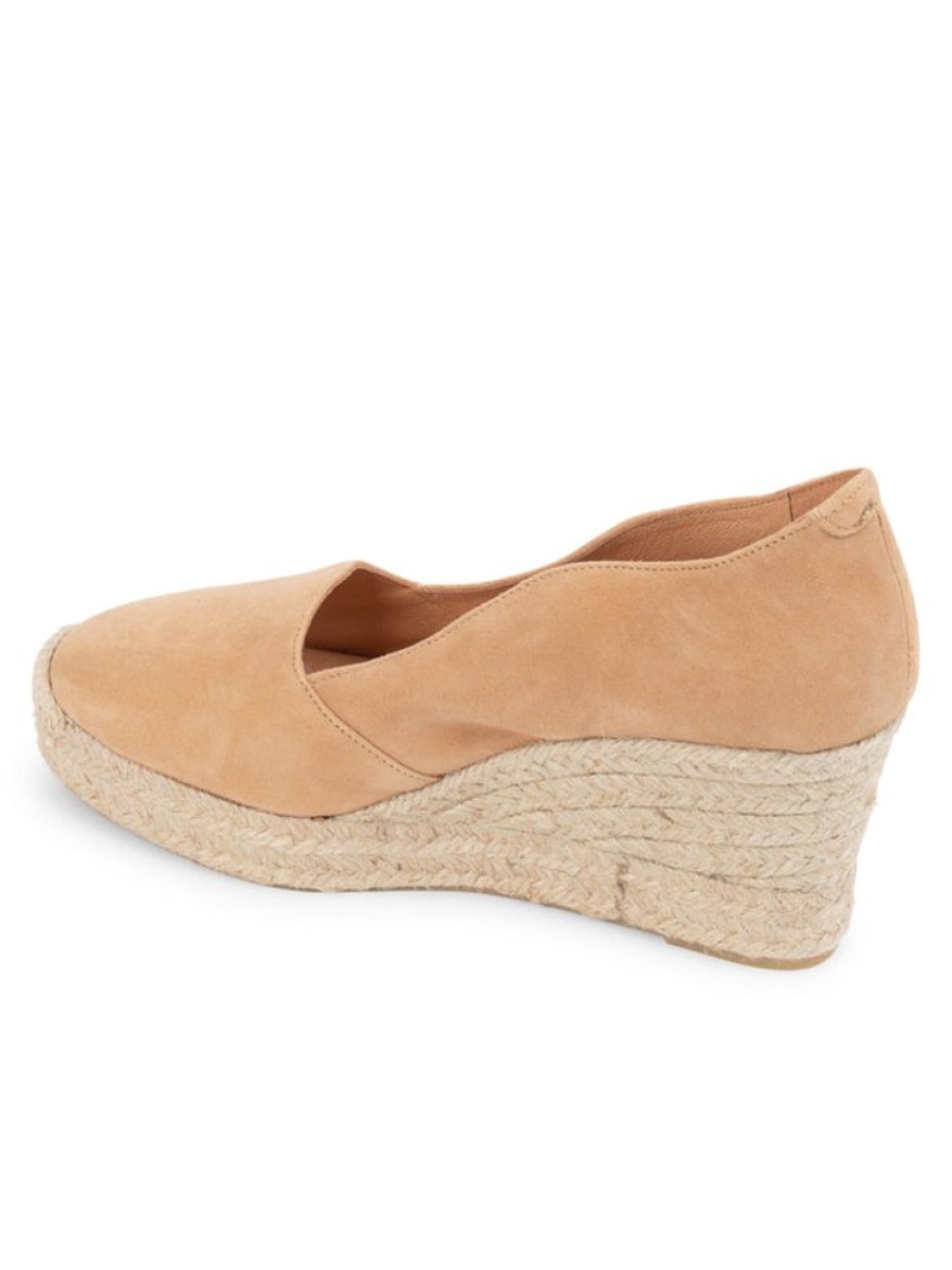 Wedges Patricia Green | Vienna Scalloped Espadrille Camel