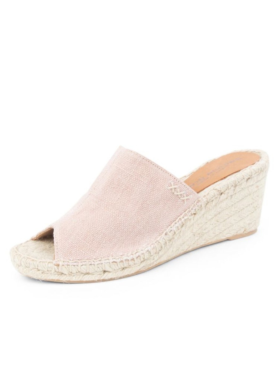 Wedges Patricia Green | Shen Peep-Toe Espadrille Blush