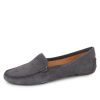 Casual Patricia Green | Jillian Driving Moccasin In Suede Charcoal