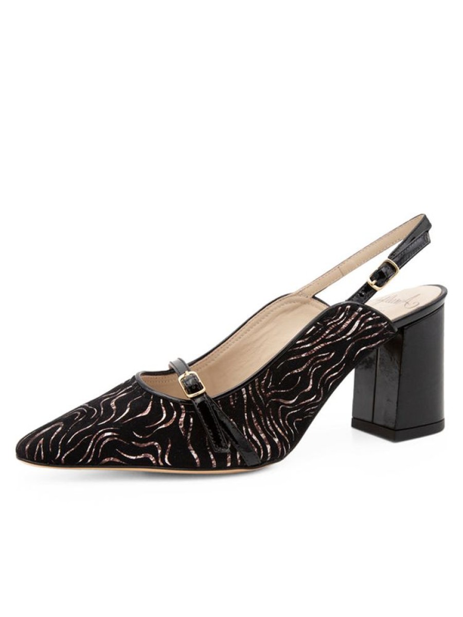 Pumps Amalfi by Rangoni | Ibisco Black Ulva Axton / Black Vernice