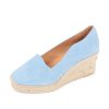 Espadrilles Patricia Green | Vienna Scalloped Espadrille French Blue