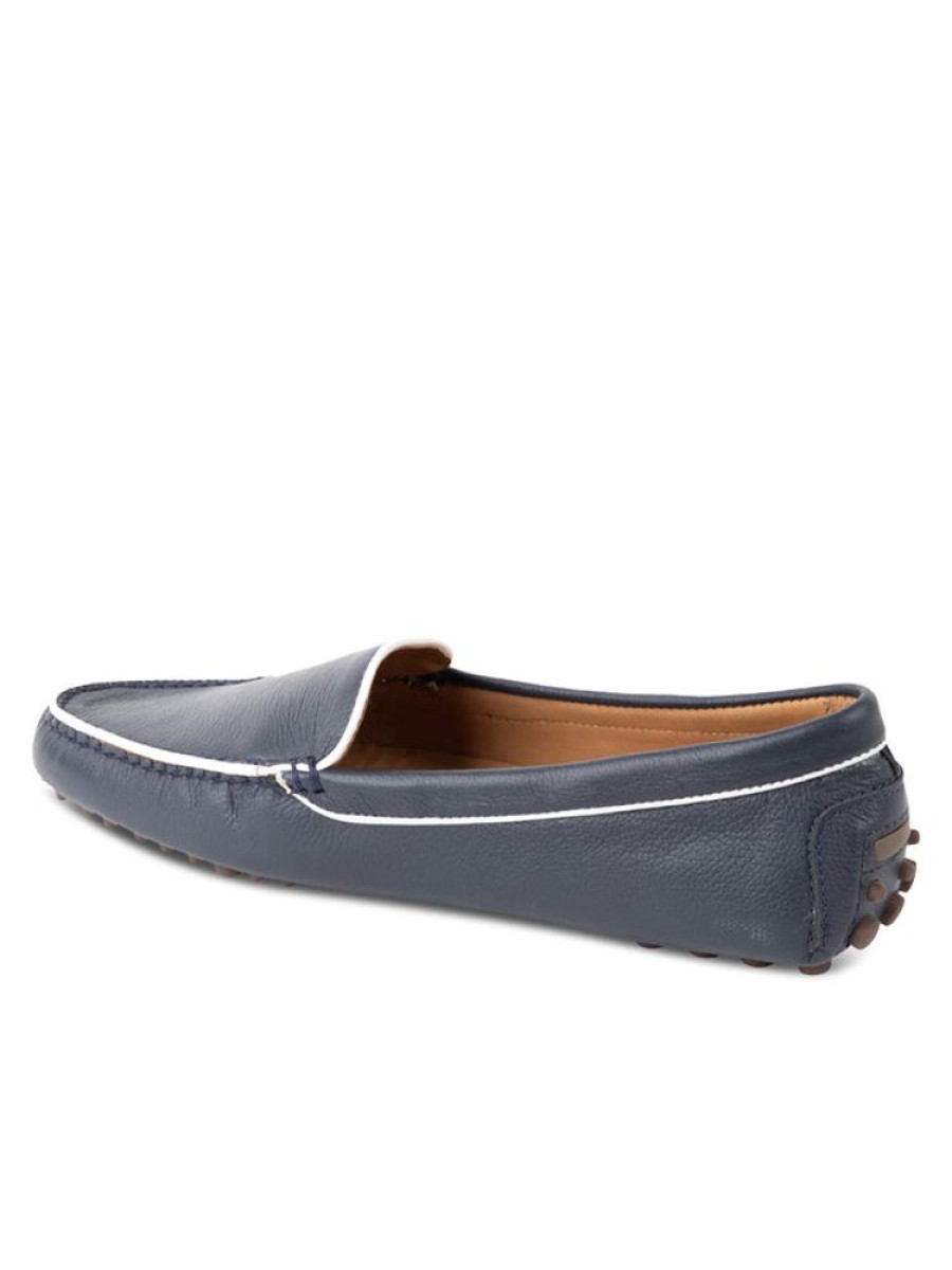 Driving Moccasins Patricia Green | Jill Piped Driving Moccasin Navy