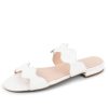 Sandals Patricia Green | Palm Beach Flat Sandal White