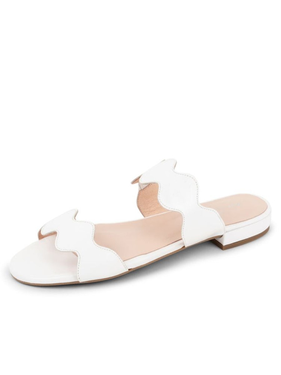 Sandals Patricia Green | Palm Beach Flat Sandal White