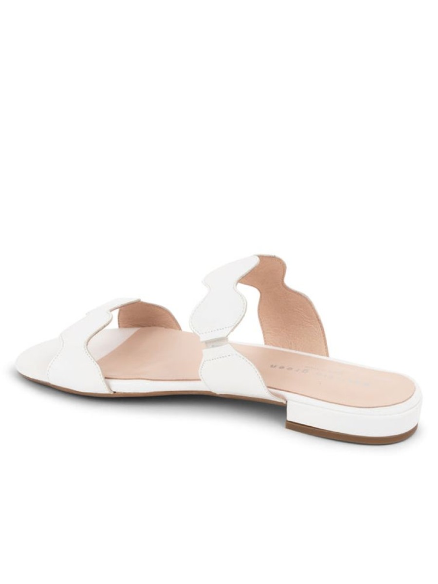 Sandals Patricia Green | Palm Beach Flat Sandal White