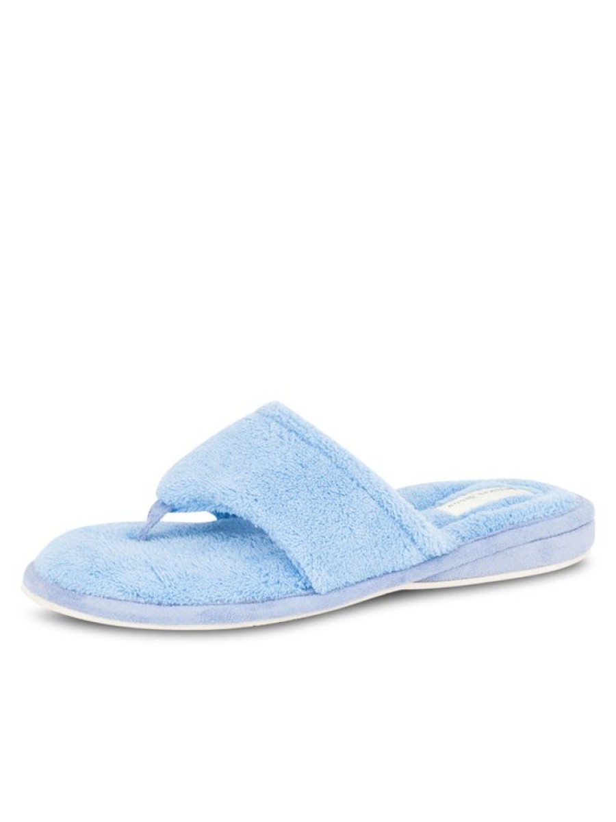 Slippers Patricia Green | Splash Microterry Thong Slipper French Blue