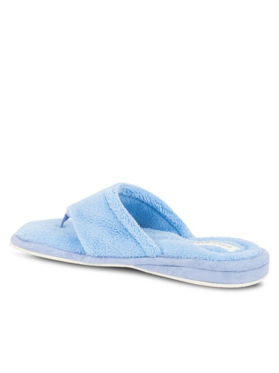 Slippers Patricia Green | Splash Microterry Thong Slipper French Blue