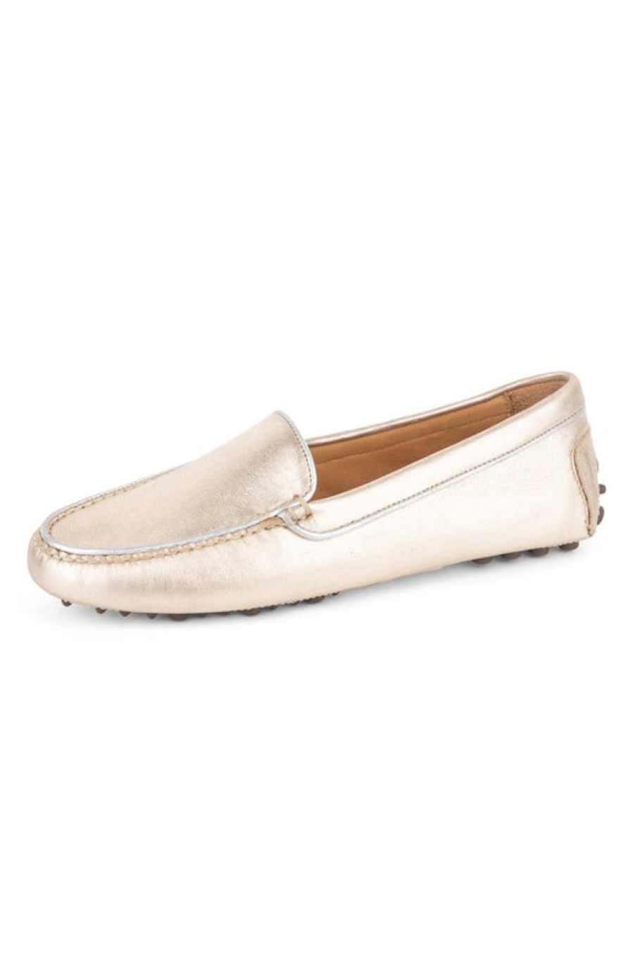 Driving Moccasins Patricia Green | Jill Piped Driving Moccasin Gold