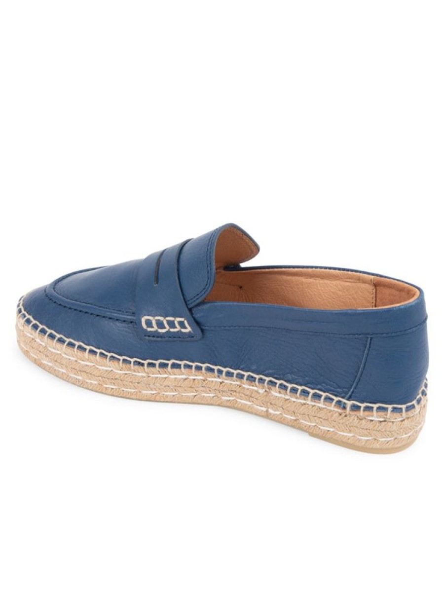 Espadrilles Patricia Green | Sebastian Penny Loafer Slip On Espadrille Navy