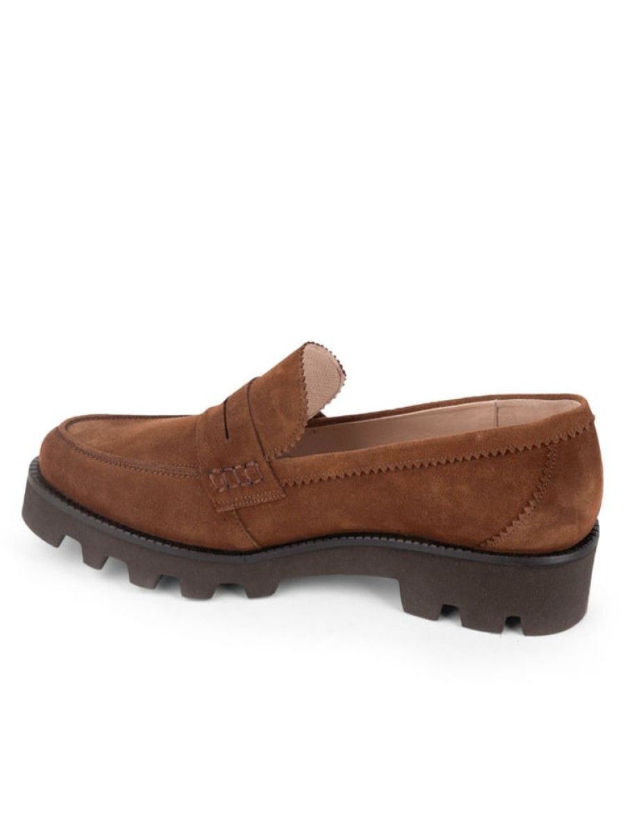 The Lug Sole Patricia Green | Vince Lug Sole Penny Loafer Chocolate