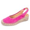 Espadrilles Patricia Green | Valencia Closed Toe Slingback Espadrille Hot Pink