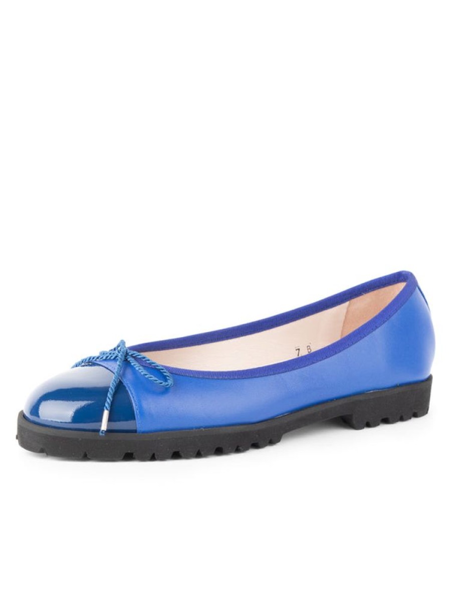 The Lug Sole Paul Mayer | Bravo Lug Sole Ballet Cobalt Blue/Black Lug Sole