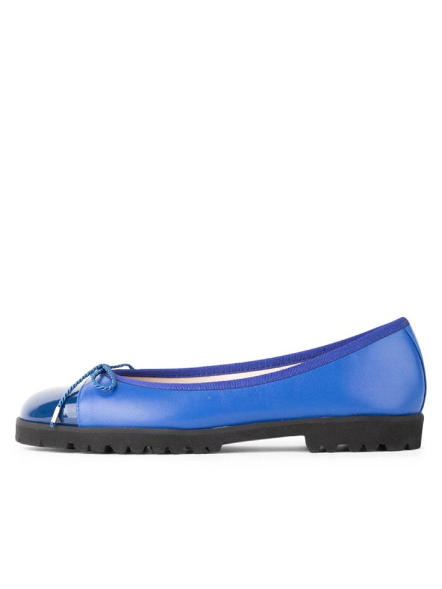 The Lug Sole Paul Mayer | Bravo Lug Sole Ballet Cobalt Blue/Black Lug Sole