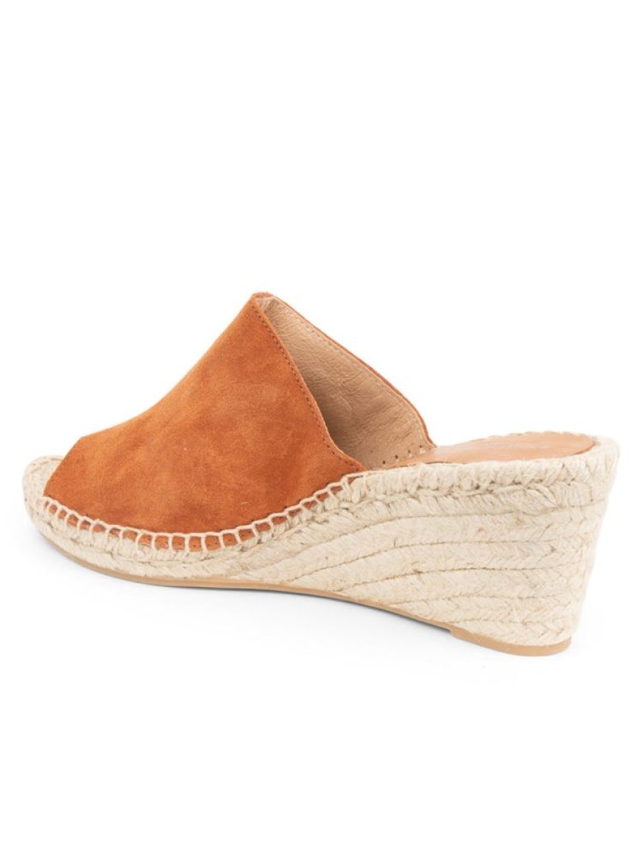 Espadrilles Patricia Green | Shen Peep-Toe Espadrille Cognac