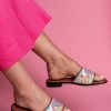 Sandals By Paige | Needlepoint Sandal In Preppy Paisley Turq