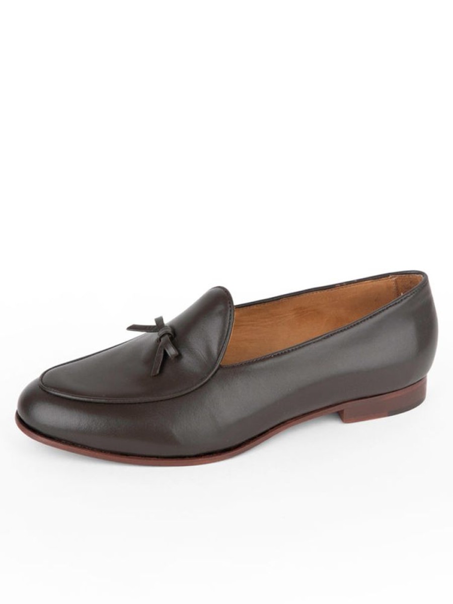 Loafers & Oxfords Patricia Green | Coco Belgian Loafer Chocolate