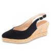 Wedges Patricia Green | Poppy Espadrille Black