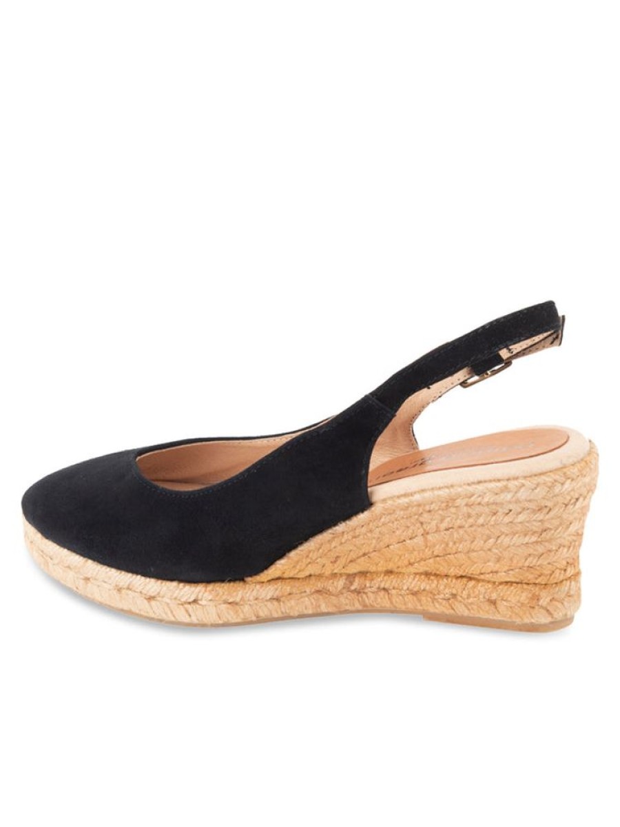 Wedges Patricia Green | Poppy Espadrille Black