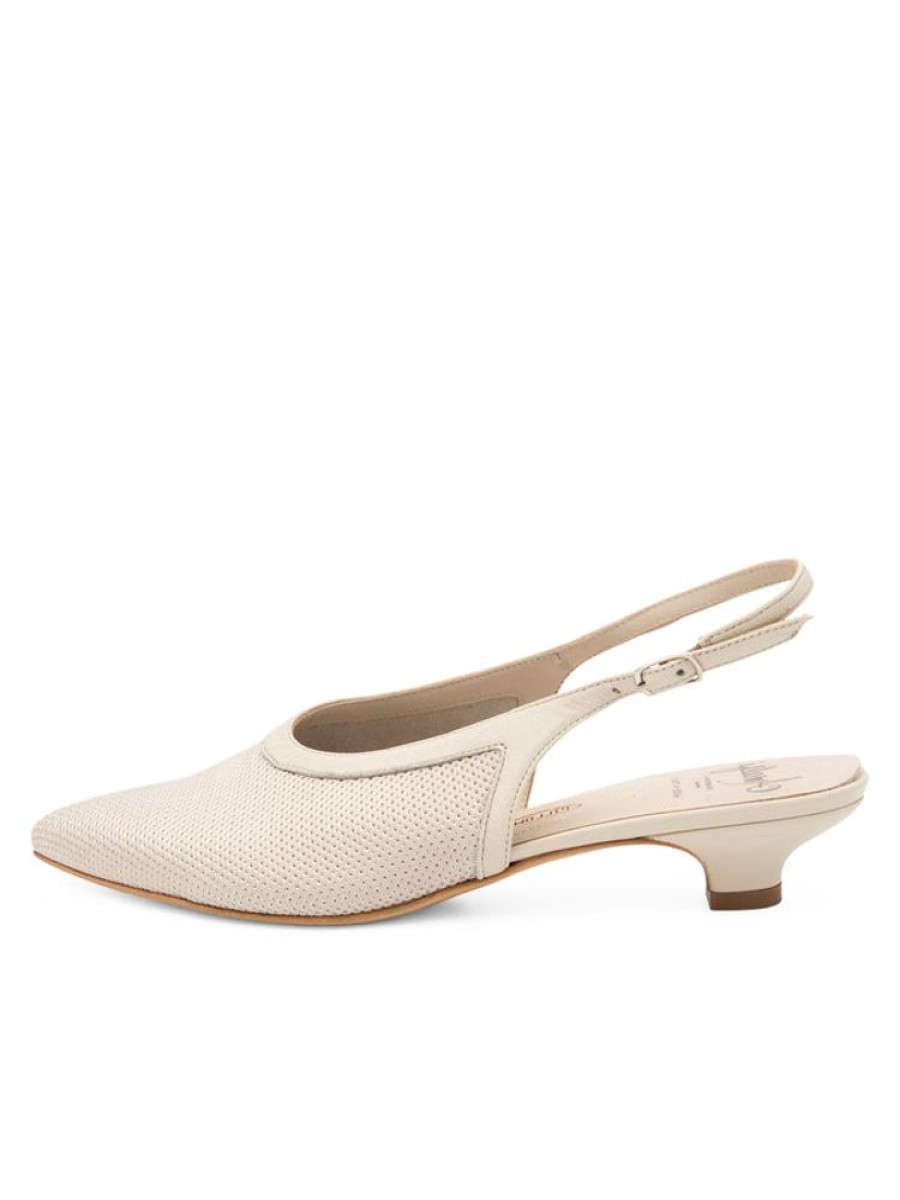 Kitten Heels Amalfi by Rangoni | Amaranto Sabbia Honey Mad/Beige Piuma Lux