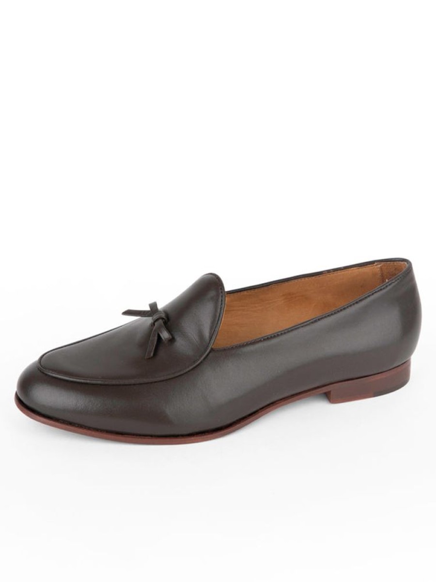 Flats Patricia Green | Coco Belgian Loafer Chocolate