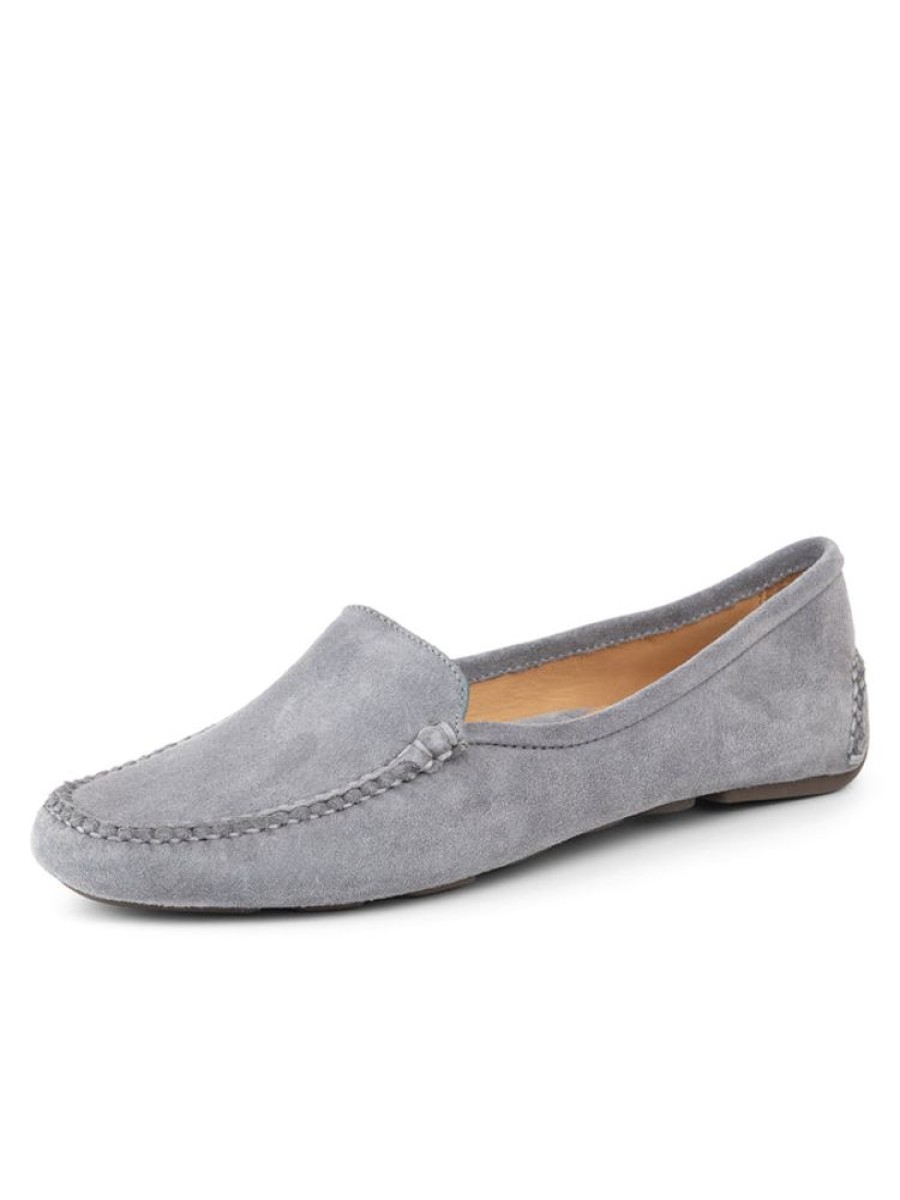 Driving Moccasins Patricia Green | Jillian Driving Moccasin Grey Suede