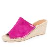 Espadrilles Patricia Green | Shen Peep-Toe Espadrille Magenta