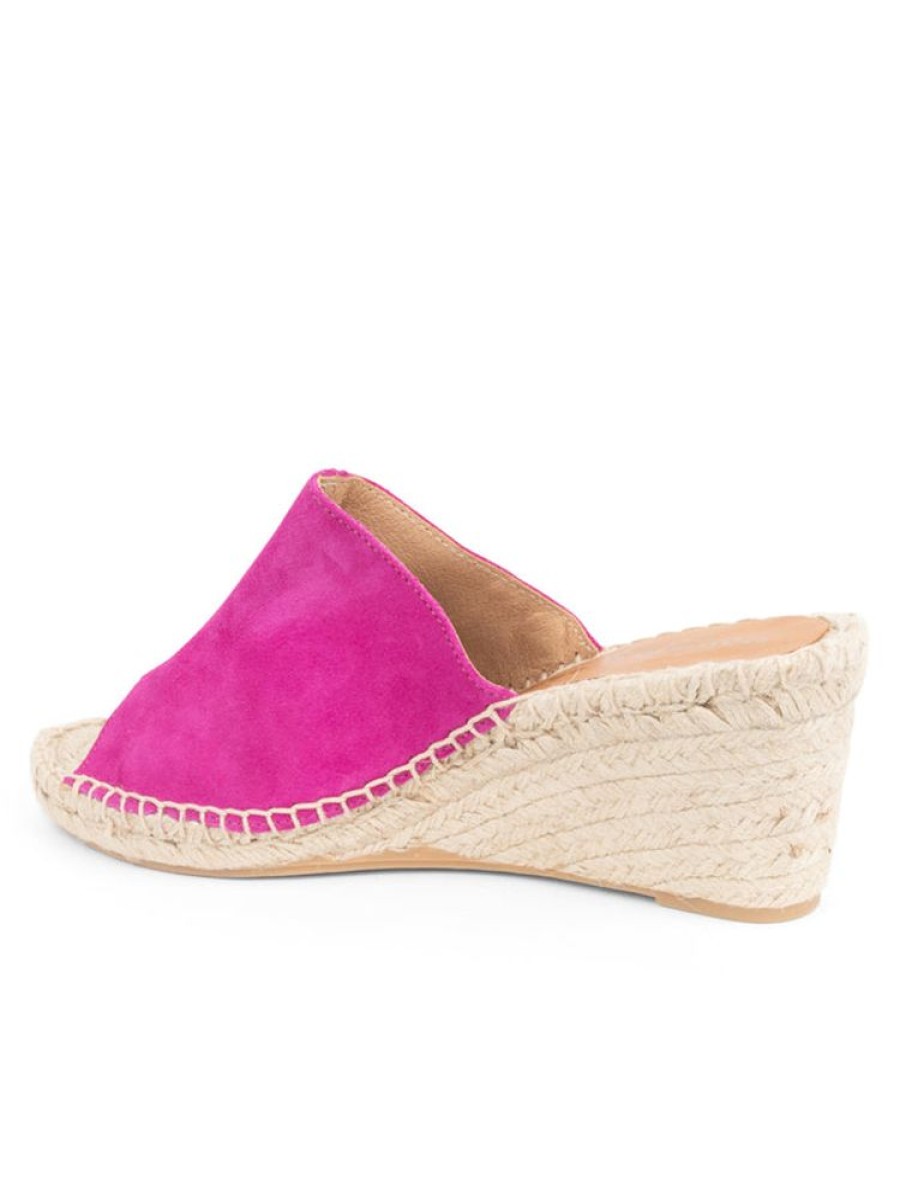 Espadrilles Patricia Green | Shen Peep-Toe Espadrille Magenta