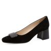 Pumps Amalfi by Rangoni | Saggina Black Cashmere / Black Parmasoft