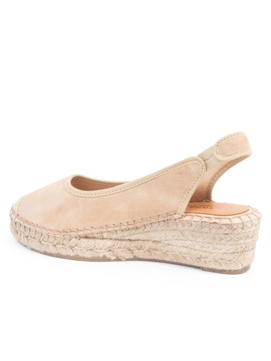 Espadrilles Patricia Green | Valencia Closed Toe Slingback Espadrille Camel